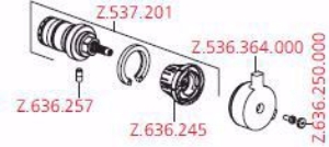 Bild von KWC Thermostatkartusche Set, Art.Nr. : Z.537.201 - neu
