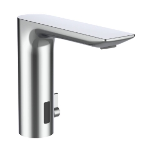 Bild von LAUFEN - CITYTRONIC - Elektronisches Standventil für Waschtisch Mit IR-Sensoren, Ausladung 135 mm Festauslauf, Mit Batterie 6V, Chrom, Art.Nr. :HF707005100060