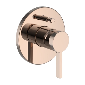 Bild von LAUFEN - KARTELL LAUFEN - Fertigmontage-Set für Unterputz-Bademischer, zu Simibox Standard & Simibox Light, mit integriertem Rohrunterbrecher Typ LB, PVD Rosegold, Art.Nr. :H3213360820101