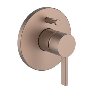 Bild von LAUFEN - KARTELL LAUFEN - Fertigmontage-Set für Unterputz-Bademischer, zu Simibox Standard & Simibox Light, PVD Rosegold gebürstet, Art.Nr. :H3213361680001