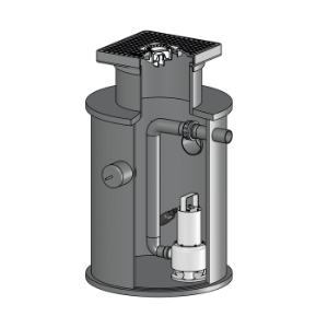 Bild von Biral - Fertig-Pumpstation FPS 600 1.00 63 BF12, Art.Nr. : 2128390102