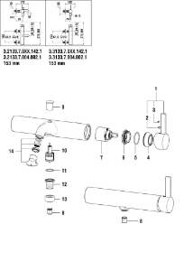 Picture of LAUFEN - HEBEL 40MM UMGEKEHRT CHRO, Art.Nr. :H3903300040661