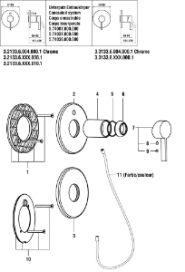 Picture of LAUFEN - HEBEL KOMPLETT 40MM SIMIBOX CHRO, Art.Nr. :H3903300040671