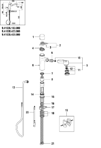 Picture of LAUFEN - SCHLAUCH QUICK CONNECTION M8X1 L185MM, Art.Nr. :WI513092000000