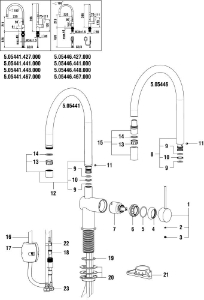 Picture of LAUFEN - KUNSTSTOFFSCHLAUCH M10 L1500 CHRO, Art.Nr. :WI513098000000