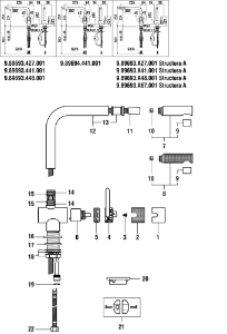 Picture of LAUFEN - ROHRBOGEN KOMPLETT 275MM KÜCHE INOX, Art.Nr. :WI534102441000