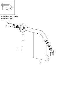 Picture of LAUFEN - AUSLAUF KOMPLETT BAD A175MM CHRO, Art.Nr. :WI534106100000