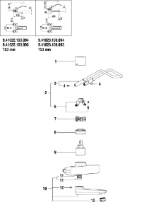 Picture of LAUFEN - AUSLAUF WAND WT CLINIC A225 CHRO, Art.Nr. :WI534139100094