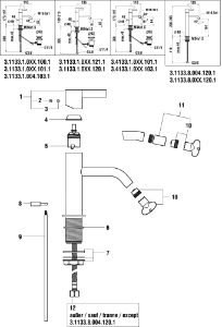 Picture of LAUFEN - SET GEL-LMD-SCH. M16.5X1 CACHÉ TT F426, Art.Nr. :WI559067426000