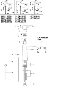Picture of LAUFEN - GELENKMISCHDÜSE BIDETMISCHER M18X1 CHRO, Art.Nr. :WI559082100000