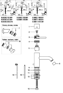 Picture of LAUFEN - BIDET KUGELGELENK CACHÉ M24X1 F462, Art.Nr. :WI559091462000