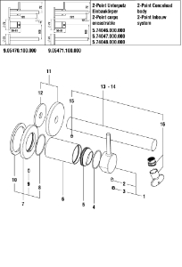 Picture of LAUFEN - SIMIBOX 2-POINT TWINPLUS DEKORHÜLSE CHRO, Art.Nr. :WI562059100