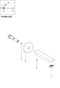 Picture of LAUFEN - ROSETTE WANDAUSLAUF d55 F428, Art.Nr. :WI567024428000