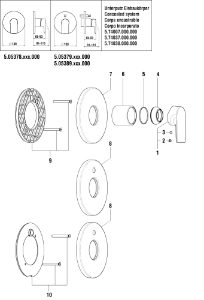 Picture of LAUFEN - ABDICHTUNGSPLATTE SIMIBOX RO KOMPL INOX, Art.Nr. :WI569032941000