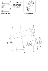 Picture of LAUFEN - WANDAUSLAUF ROSETTE d58 KOMPLET CHRO, Art.Nr. :WI569072100000