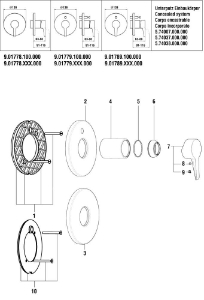 Picture of LAUFEN - HEBEL PURE d40MM E40 LAUFEN F423, Art.Nr. :WI570145423600
