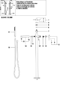 Picture of LAUFEN - HEBEL TWINPLUS SLIM d42 K35 LAUFEN CHRO, Art.Nr. :WI570212100600