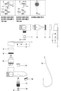 Picture of LAUFEN - HEBEL d43,5 LUA LAUFEN F428, Art.Nr. :WI570214428600