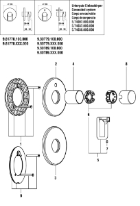 Picture of LAUFEN - DEKORRING SIMIBOX TWIN TRIATHLON CHRO, Art.Nr. :WI577051100000
