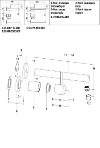 Picture of LAUFEN - AUSLAUF A200MM TWINPLUS SLIM F462, Art.Nr. :WI734109462000