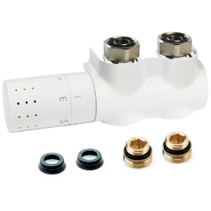 Bild von Flamco - comap - Autosar ThermodDesign Eck links weiß, Art.Nr. : L234019001