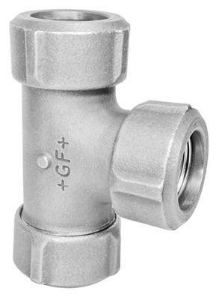 Bild von +GF+ PRIMOFIT T-Stück verzinkt Für Stahlrohr, EPDM, Dim. 3∕4, Art.Nr. :775306052
