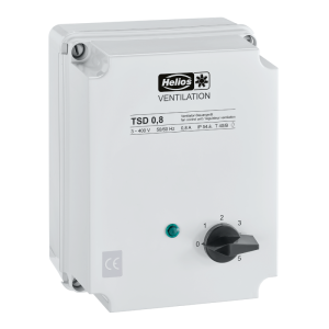 Picture of Helios - TSD 0.8 Trafo-Drehzahlregler 5-stufig, 400V/50Hz max. Belastung 0,8A, Art.Nr. : TSD 0.8