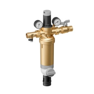 Picture of Honeywell Resideo Hauswasser-Station HS10S, 100 µm, bleifrei, Gewindetülle 2", Messing-Filtertasse, Art.Nr. :HS10S-2LFAAM