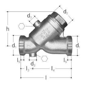 Picture of JRG Rückflussverhinderer Rotguss, DN 65, Zoll 2 1∕2, Art.Nr. :1611.065