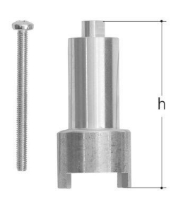 Picture of JRG Sanipex MT Spindelverlängerung Aluminium, Passend zu d16  20 / DN10 15, Art.Nr. :6041.001