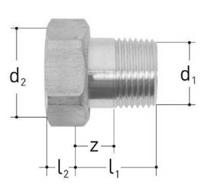 Picture of JRG Verschraubung Messing, GN 1, DN 25, Art.Nr. :8201.402
