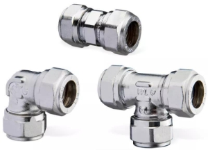 Bild von IMI - FPL Kompressionsverschraubung DN 1 5 - D 15 mm, Art.Nr. : 53 319-615