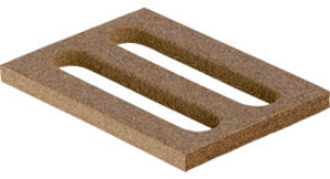 Bild von Schalldämmplatte für Geberit GIS Montagewinkel 13 cm x 13 cm, Art.Nr. :461.194.00.1