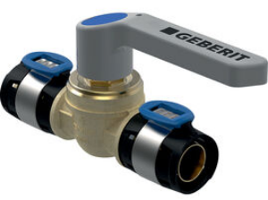 Picture of Geberit FlowFit Kugelhahn mit Betätigungshebel: d=63mm, Art.Nr. :619.856.00.1