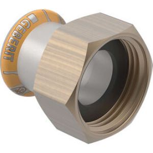 Picture of Geberit Mapress Therm Übergang mit Überwurfmutter: d=15mm, di=10mm, G=1/2", Art.Nr. :45042