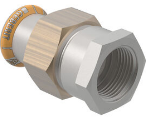 Picture of Geberit Mapress Therm Übergangsverschraubung mit Innengewinde: d=22mm, Rp=1", Art.Nr. :45305