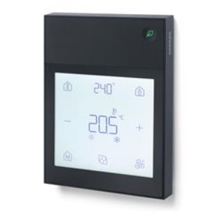 Picture of Siemens - Raumbediengerät, KNX, Temp. und rel. Feuchtigkeit, schwarz, Art.Nr. :QMX6.P44-1BSC
