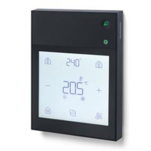 Picture of Siemens - Raumbediengerät, KNX, Temp., rel. Feuchtigkeit und CO2, schwarz, Art.Nr. :QMX6.P74-1BSC