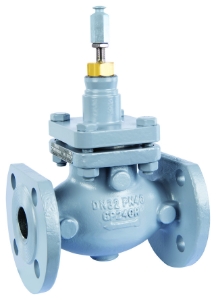 Bild von Honeywell Resideo - Zweiwegeventil DF-D, Stahlguss, PN40, Flansch DN15, kvs 0,4, Sicherheitsventil, Art.Nr.: DF15D0.4-SV