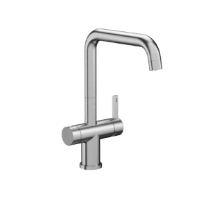 Bild von KWC - ENIA E Küche Schwenkauslauf A225, Seitenbedient, Edelstahl flex-PEX 3/8", ohne Filteranlage, Art.Nr. : 10.591.612.700FL