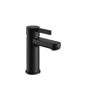 Bild von KWC - FIT Waschtisch fest A100, matt black, mit Push Open, flex-PEX 3/8, Mitte Kaltstell. Energie-Etikette A, Art.Nr. : 12.548.631.176FL