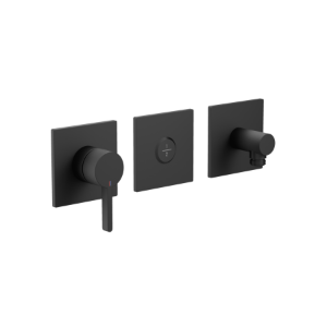 Bild von KWC - BEVO Choice FM-Set 2Verb. matt black, Homebox, Art.Nr. : 20.424.550.176