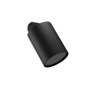 Bild von KWC - Wand Kopfbrause BROCCA, matt black, Art.Nr. : 26.000.241.176