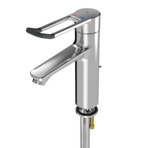 Bild von KWC F4LT-Med - F4LT1009, Thermostat-Einhebel-Standbatterie mit Zugstange, mit Rückflussverhinderer:nein, Drucklos:nein, mit Filter:ja, Funktionsprinzip:manuell, Art.Nr. : 2030068120