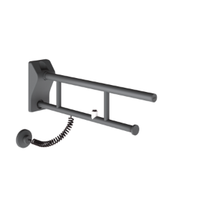 Bild von KWC MEDCARE - MEDC0011, Stützklappgriff mit elektronischer Spülbetätigung, Gesamttiefe:700 mm, Gesamthöhe:234 mm, Rückenlehne:nein, Material:Edelstahl, Art.Nr. : 3600003781