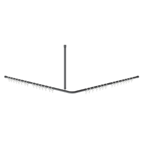 Bild von KWC MEDCARE - MEDC0015, Vorhangstange, Gesamttiefe:1,532 mm, Gesamthöhe:680 mm, Rückenlehne:nein, Material:Edelstahl, Art.Nr. : 3600003785