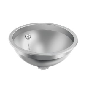 Bild von KWC RONDO - RDX260, Einlege- und Unterbau-Rundbecken, Becken: Höhe:111 mm, Becken: Tiefe:260 mm, Beckenposition:mittig, Oberflächenbehandlung des Beckens:seidenmatt, Art.Nr. : 3600009744