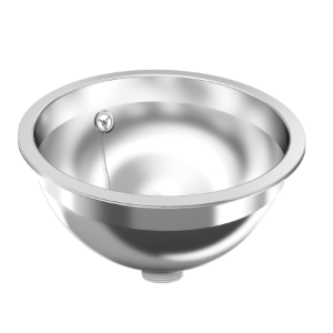 Bild von KWC RONDO - RDH300, Einlege- und Unterbau-Rundbecken, Becken: Höhe:144 mm, Becken: Tiefe:300 mm, Beckenposition:mittig, Oberflächenbehandlung des Beckens:hochglanzpoliert, Art.Nr. : 3600009746